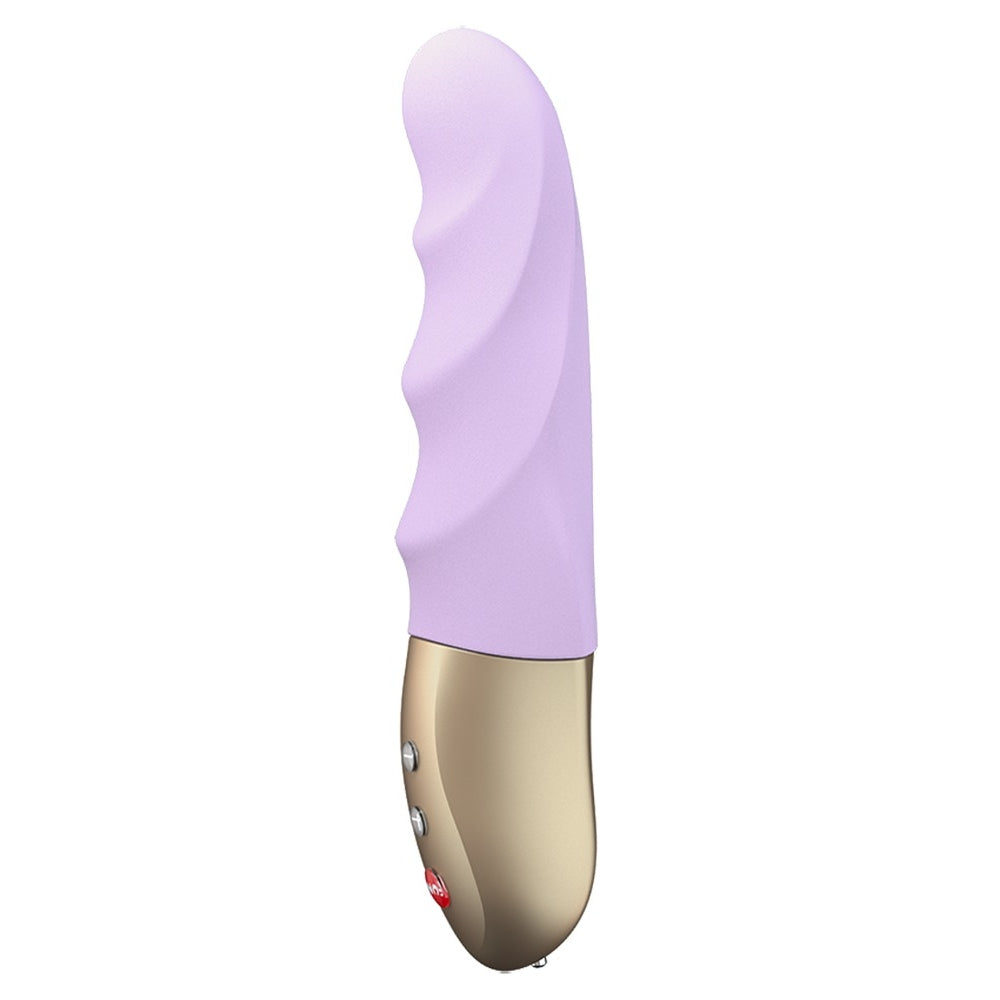 Pulsator Mini FUN FACTORY Stronic Petite (Lila Pastel) - Jucarie Sexuala Mica si Puternica cu Functie de Impuls, Lovituri si Pulsatii Hands-Free - Silicon Medical Prietenos cu Pielea, Fabricat in Germania