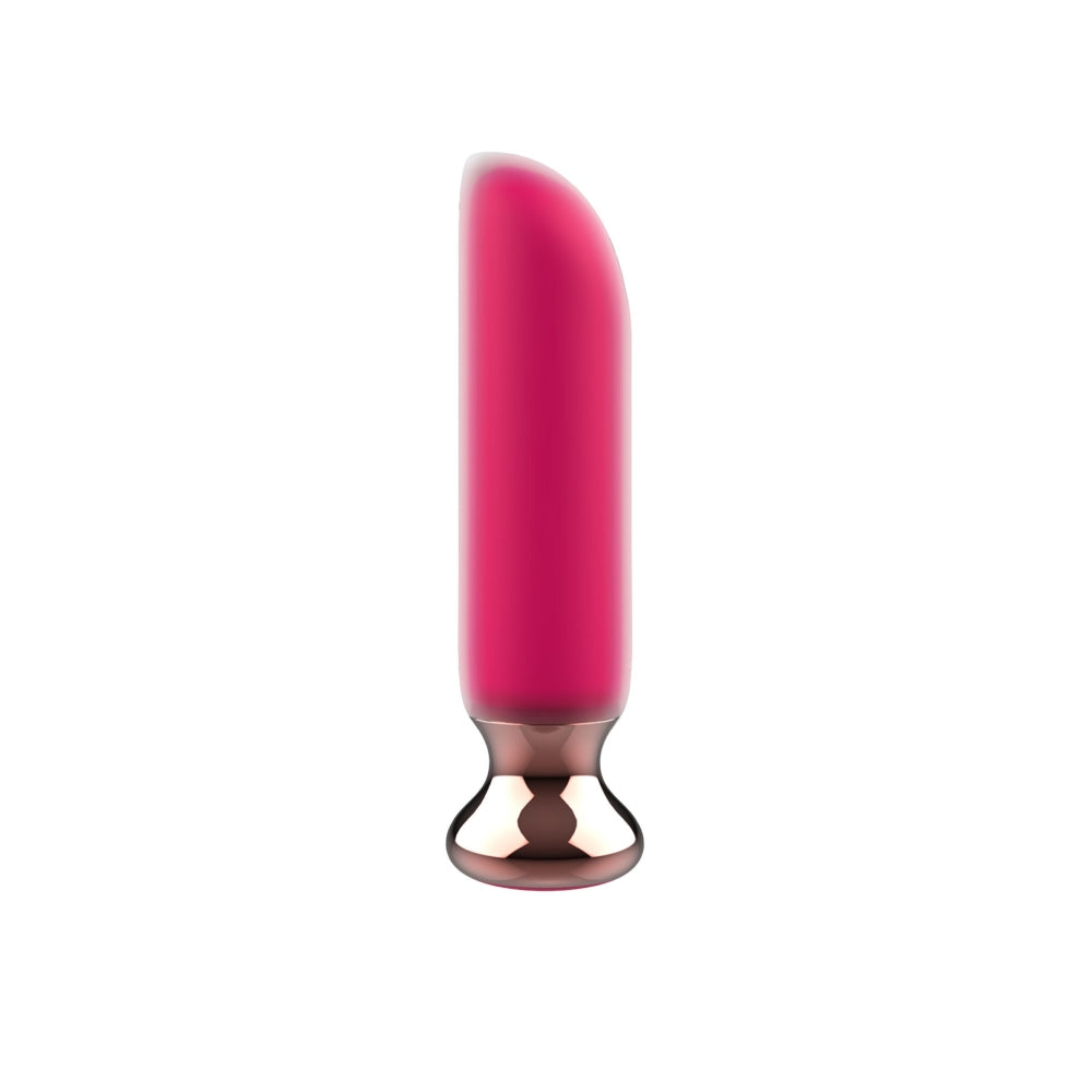 Dop Anal Vibrant ToyJoy Buttocks the Gracious - Fucsia, 12 cm - 3 Viteze, 7 Functii Vibratii controlate prin Telecomanda Wireless - Reincarcabil, Rezistent la Apa IPX7