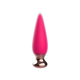 Dop Anal Vibrant ToyJoy Buttocks the Charming - Fucsia, 12 cm - 3 Viteze, 7 Functii Vibratii controlate prin Telecomanda Wireless - Reincarcabil, Rezistent la Apa IPX7