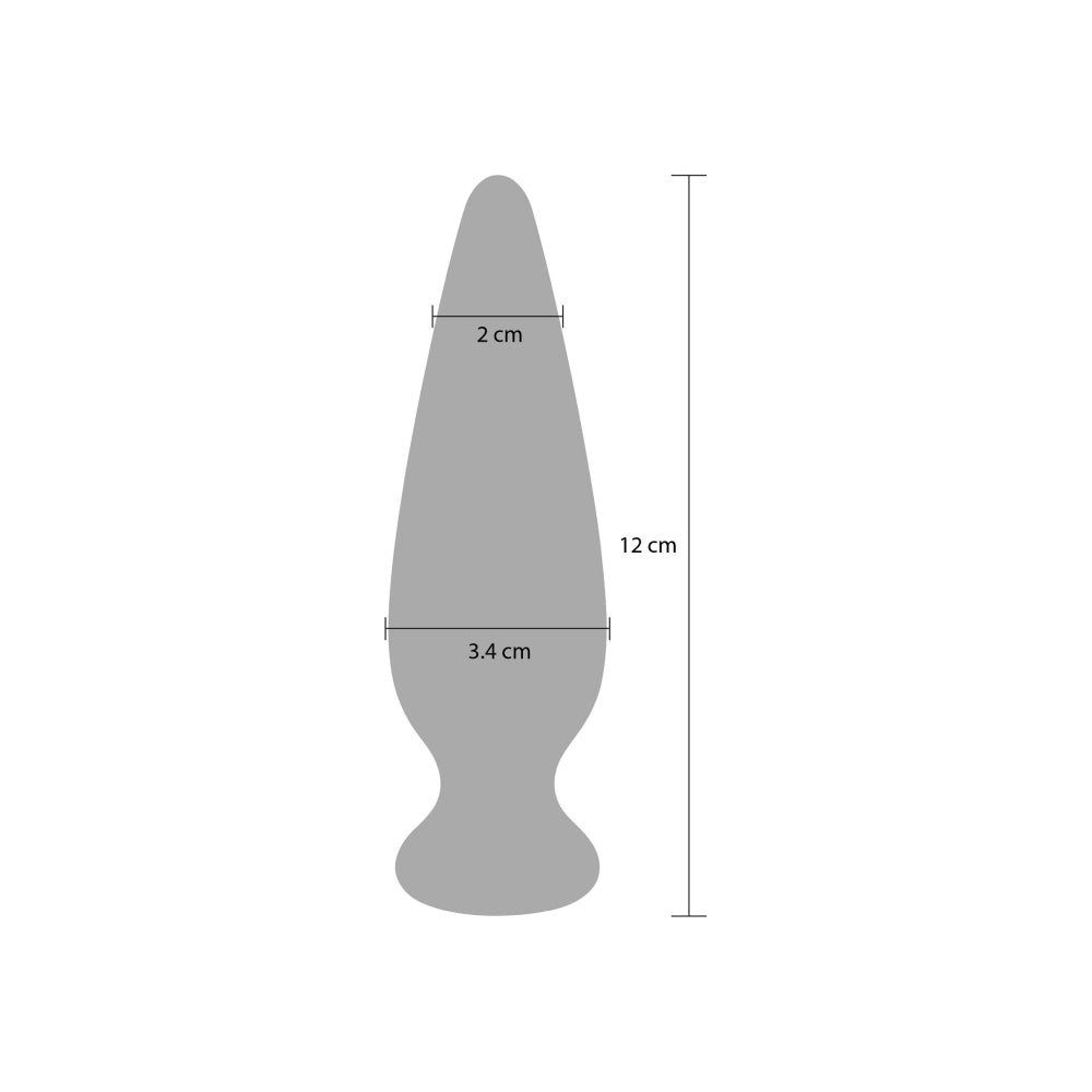Dop Anal Vibrant ToyJoy Buttocks the Charming - Fucsia, 12 cm - 3 Viteze, 7 Functii Vibratii controlate prin Telecomanda Wireless - Reincarcabil, Rezistent la Apa IPX7