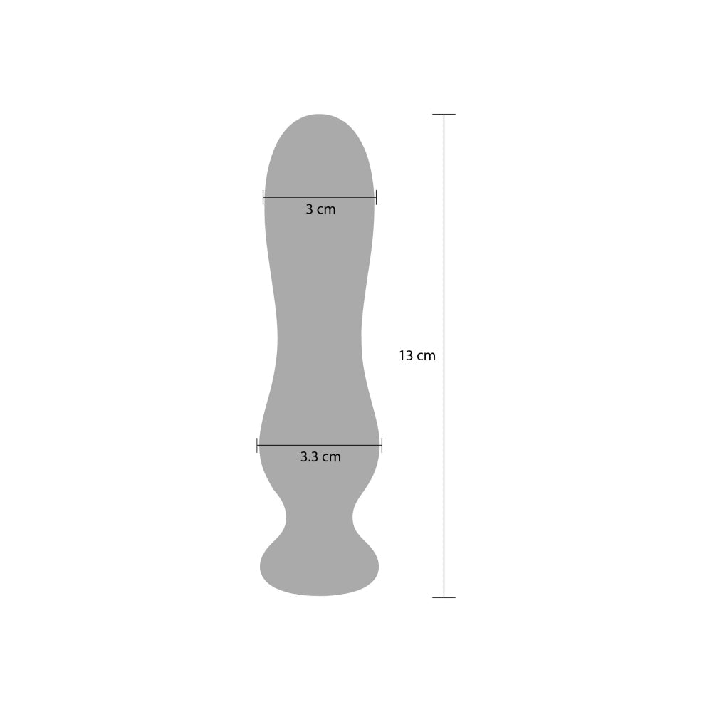 Dop Anal Vibrant ToyJoy Buttocks the Elegant - Fucsia, 13 cm - 3 Viteze, 7 Functii Vibratii controlate prin Telecomanda Wireless - Reincarcabil, Rezistent la Apa IPX7