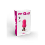 Dop Anal Vibrant ToyJoy Buttocks the Exquisite - Fucsia, 9 cm - 3 Viteze, 7 Functii Vibratii controlate prin Telecomanda Wireless - Reincarcabil, Rezistent la Apa IPX7
