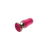 Dop Anal Vibrant ToyJoy Buttocks the Exquisite - Fucsia, 9 cm - 3 Viteze, 7 Functii Vibratii controlate prin Telecomanda Wireless - Reincarcabil, Rezistent la Apa IPX7