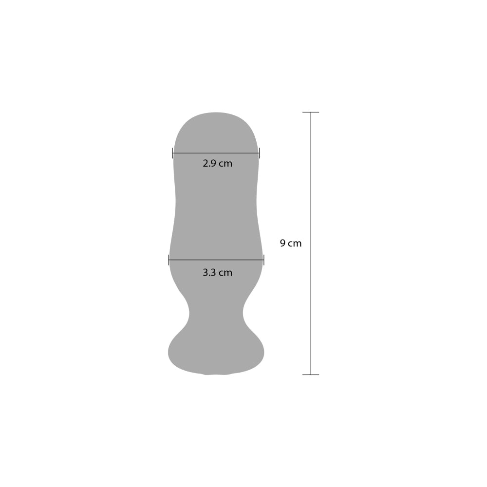Dop Anal Vibrant ToyJoy Buttocks the Exquisite - Fucsia, 9 cm - 3 Viteze, 7 Functii Vibratii controlate prin Telecomanda Wireless - Reincarcabil, Rezistent la Apa IPX7