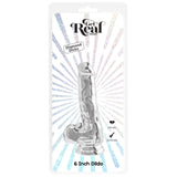 Dildo Realistic ToyJoy Get Real Transparent 16 cm - material TPE non-aderent si usor de curatat - baza cu ventuza puternica, perfect pentru momente intime si jocuri creative in cuplu