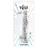Dildo Realistic ToyJoy Get Real Transparent 22.5 cm - material TPE non-aderent si usor de curatat - baza cu ventuza puternica, perfect pentru momente intime si jocuri creative in cuplu