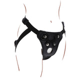 Curea Strap-On ToyJoy Get Real - ham de calitate premium, cu gaura compatibila cu penis sau dildo - Include 3 inele din silicon pentru compatibilitate versatila cu dildo-ul preferat