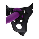 Curea Strap-On ToyJoy Get Real - ham de calitate premium, cu gaura compatibila cu penis sau dildo - Include 3 inele din silicon pentru compatibilitate versatila cu dildo-ul preferat