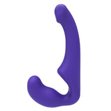 Strapless Strap-on ToyJoy Bend Over Boyfriend Silicon - Mov, 23 cm - Dildo strap-on versatil pentru placere in cuplu - Design flexibil pentru confort si stimulare intensa pentru ambii parteneri