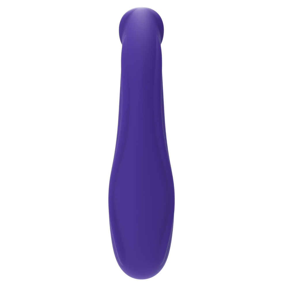Strapless Strap-on ToyJoy Bend Over Boyfriend Silicon - Mov, 23 cm - Dildo strap-on versatil pentru placere in cuplu - Design flexibil pentru confort si stimulare intensa pentru ambii parteneri