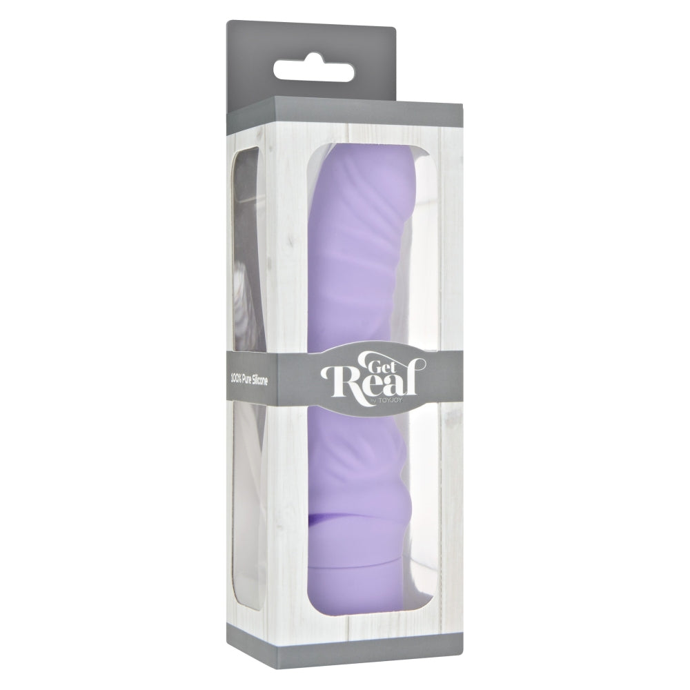 Vibrator Realistic ToyJoy Mini G-Spot - Lila, 18 cm - 7 Moduri Vibratii, reglabile prin baza twist-cap - fabricat din silicon fin si catifelat, rezistent la apa