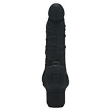 Vibrator Realistic ToyJoy Clasic Stim - Negru, 22.1 cm - Stimulator Clitoridian - 7 Moduri Vibratii, reglabile prin baza twist-cap - fabricat din silicon fin si catifelat, rezistent la apa