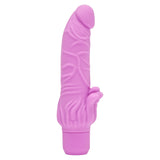 Vibrator Realistic ToyJoy Clasic Stim - Roz, 22.1 cm - Stimulator Clitoridian - 7 Moduri Vibratii, reglabile prin baza twist-cap - fabricat din silicon fin si catifelat, rezistent la apa