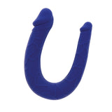 Dildo Dublu Mini Realist ToyJoy Get Real - Albastru, 30 cm - design realist in forma de U pentru dubla penetrare - dimensiuni compacte perfect pentru incepatori