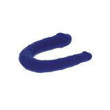 Dildo Dublu Mini Realist ToyJoy Get Real - Albastru, 30 cm - design realist in forma de U pentru dubla penetrare - dimensiuni compacte perfect pentru incepatori