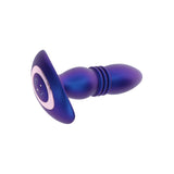 Dop Anal Thrusting ToyJoy Buttocks The Tough - 15.5 cm, Albastru - 7 Moduri Pulsatii, 3 Viteze Vibratii - Telecomanda Wireless pentru Jocuri in Cuplu