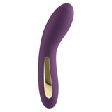 Vibrator Punctul G ToyJoy Luz - Mov, 17 cm - Varf curbat pentru stimulare precisa a punctului G, 7 Moduri Vibratii - Reincarcabil, Rezistent la Apa