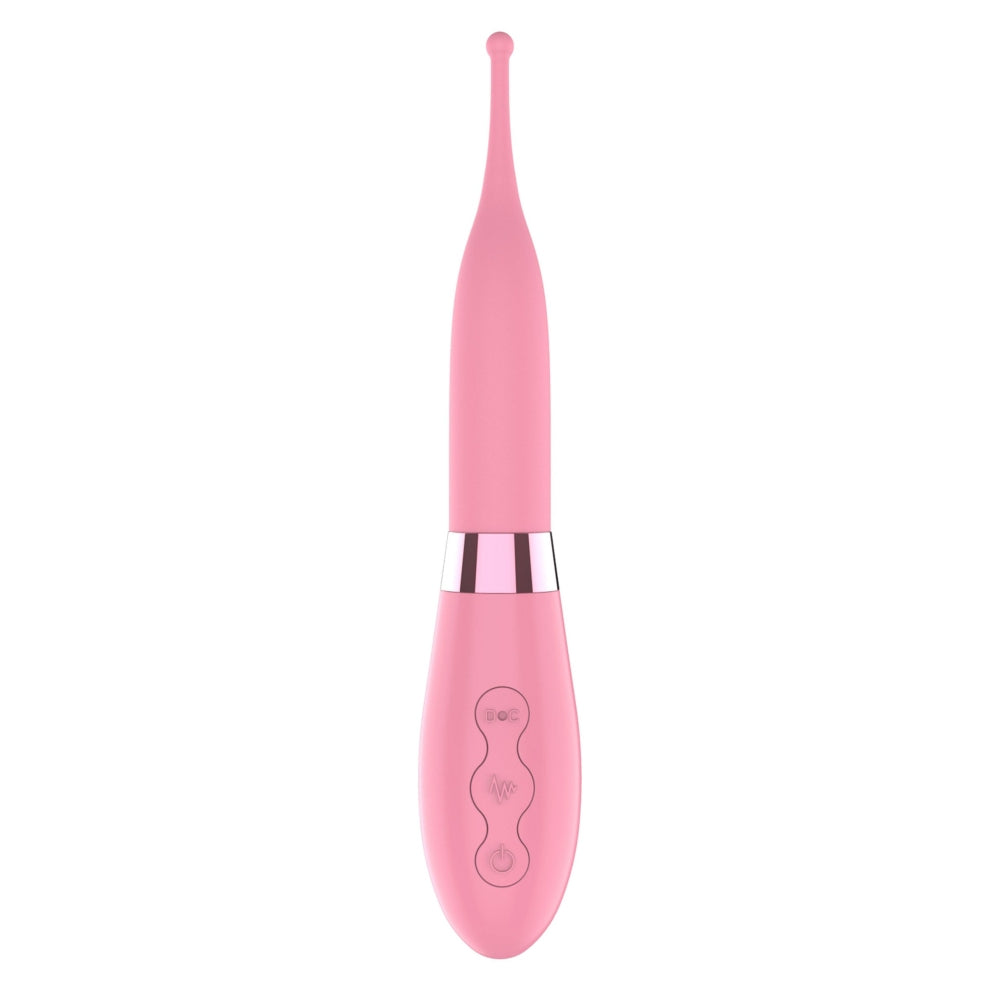 Vibrator Toyjoy Love Rabbit Roz - Stimulare dubla, ax flexibil pentru placere clitoridiana - 7 Moduri de Pulsatii, 3 Moduri Viteze - Rezistent la Stropire, Reincarcabil