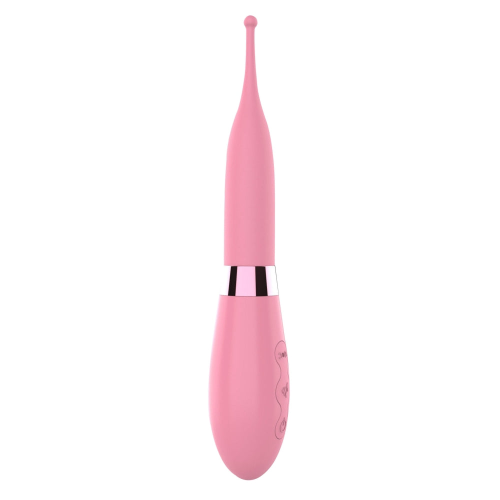 Vibrator Toyjoy Love Rabbit Roz - Stimulare dubla, ax flexibil pentru placere clitoridiana - 7 Moduri de Pulsatii, 3 Moduri Viteze - Rezistent la Stropire, Reincarcabil