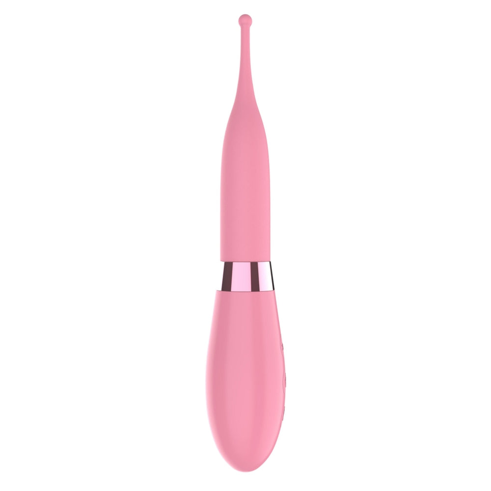 Vibrator Toyjoy Love Rabbit Roz - Stimulare dubla, ax flexibil pentru placere clitoridiana - 7 Moduri de Pulsatii, 3 Moduri Viteze - Rezistent la Stropire, Reincarcabil