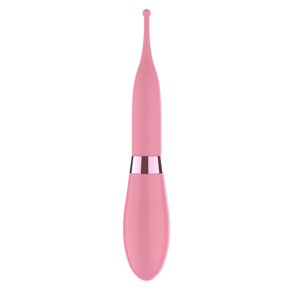 Vibrator Toyjoy Love Rabbit Roz - Stimulare dubla, ax flexibil pentru placere clitoridiana - 7 Moduri de Pulsatii, 3 Moduri Viteze - Rezistent la Stropire, Reincarcabil
