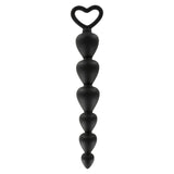 Bile anale din silicon TOYJOY Anal Play Bottom Beads cu 6 bile si bucla de retragere