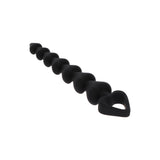 Bile anale din silicon TOYJOY Anal Play Heart Beads cu 7 bile in forma de inima