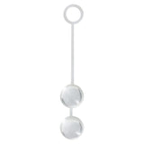 Bile Vaginale Duo Love Balls ToyJoy pentru Stimulare si Antrenament Pelvic - Design Unic si Eficient, Transparent