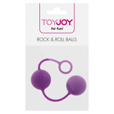 Bile Vaginale Rock & Roll ToyJoy pentru Stimulare si Antrenament Pelvic - Design Unic si Eficient, Mov