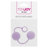 Bile Vaginale Rock & Roll ToyJoy pentru Stimulare si Antrenament Pelvic - Design Unic si Eficient, Violet