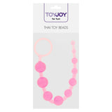 Bile anale TOYJOY Thai Toy Beads pentru stimulare progresiva si placere intensa, roz