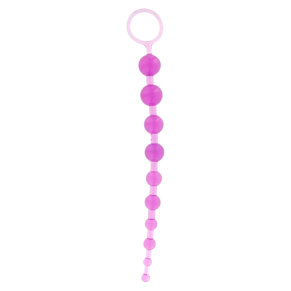 Bile anale TOYJOY Thai Toy Beads pentru stimulare progresiva si placere intensa, violet
