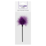Gadilitor ToyJoy Basics cu Pene Mov - pene naturale de curcan, delicate si moi - ideal pentru jocuri erotice BDSM in cuplu