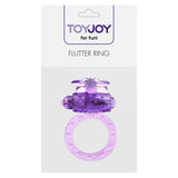 Inel Vibrant ToyJoy Basic Flutter Ring Mov - vibratii puternice pentru o experienta intensa - stimulare clitoridiana - design compact si usor de folosit
