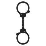 Catuse din Cauciuc Elastice Negru - ideale pentru jocuri usoare de bondage - design minimalist si atractiv - flexibile si usor de utilizat