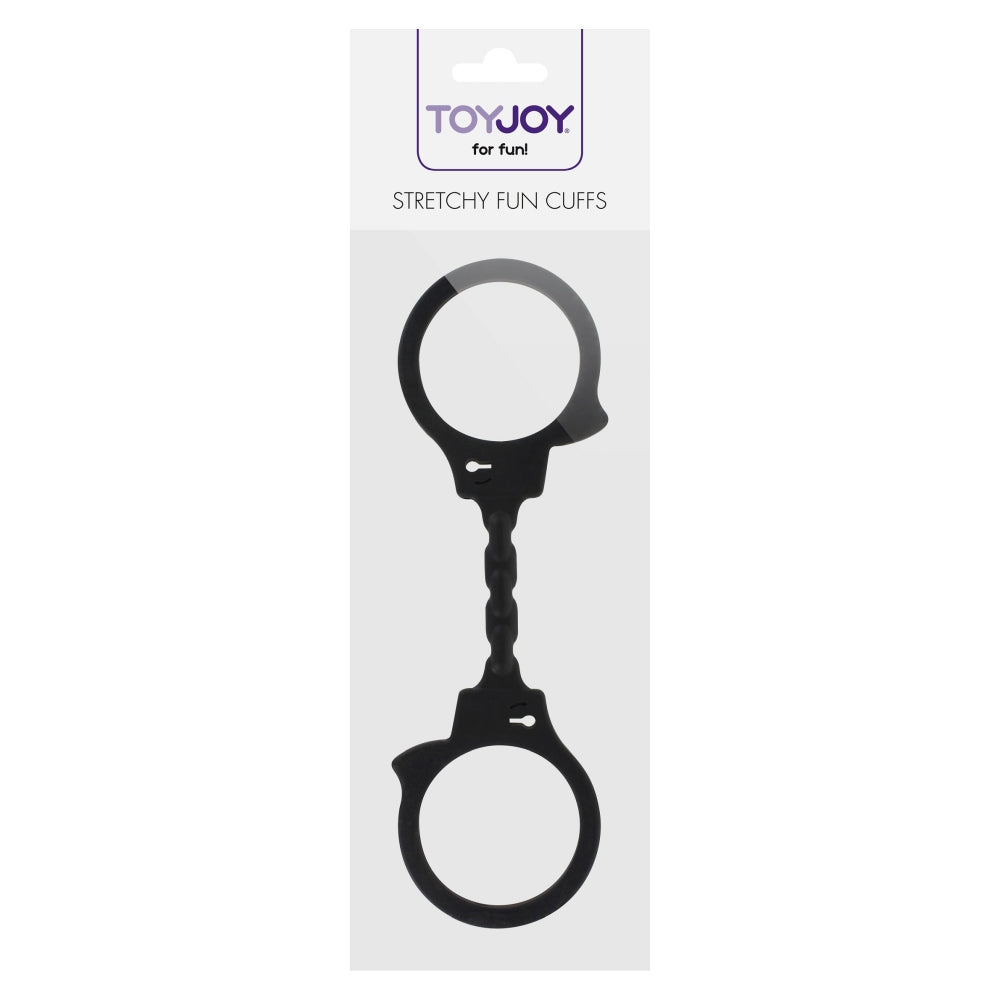 Catuse din Cauciuc Elastice Negru - ideale pentru jocuri usoare de bondage - design minimalist si atractiv - flexibile si usor de utilizat
