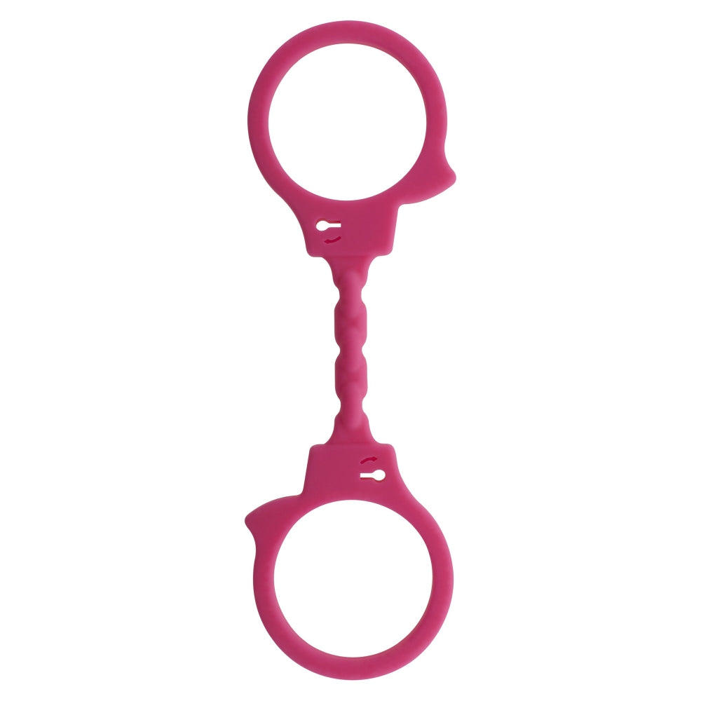 Catuse din Cauciuc Elastice Roz - ideale pentru jocuri usoare de bondage - design minimalist si atractiv - flexibile si usor de utilizat