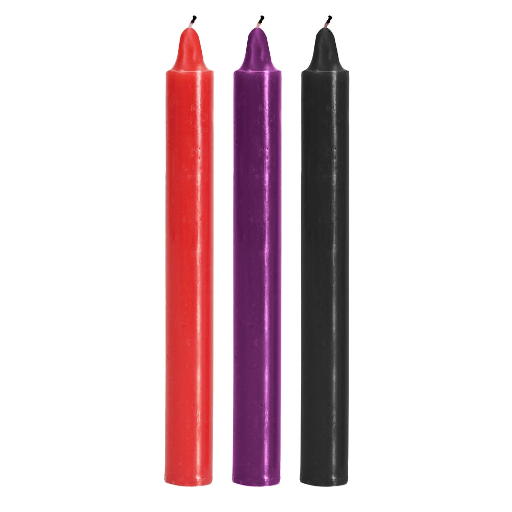 Lumanari Drip Japonese ToyJoy 3 Bucati | Caldura delicata si controlata | Ideal pentru jocurile BDSM
