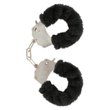 Catuse Pufoase ToyJoy din Metal - Negru - ideale pentru cadouri amuzante sau jocuri bondage usoare in cuplu
