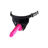 Curea Strap-on ToyJoy cu Vibrator - Roz, 15 cm - Vibratii puternice pentru stimulare intensa - Design ajustabil pentru o potrivire confortabila