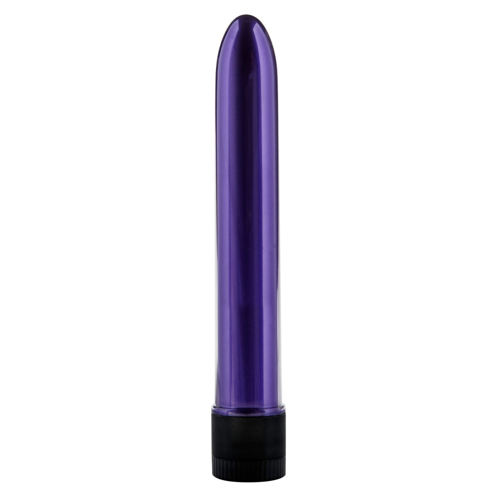 Vibrator Bullet ToyJoy Classics Retro Ultra Slim - 17 cm, Mov - fabricat din plastic ABS de calitate - design clasic, ultra-subtire si perfect pentru incepatori