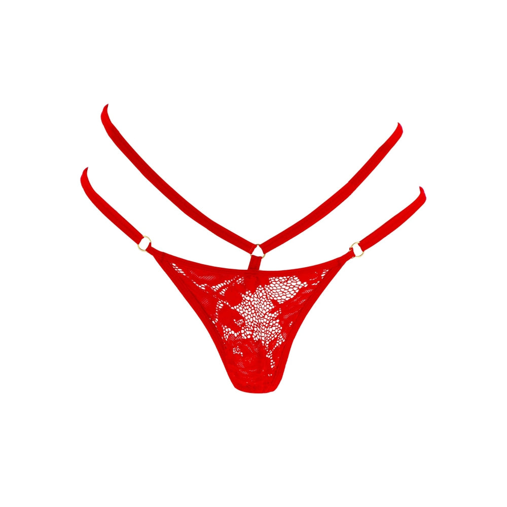 Chiloti Sexy ToyJoy cu Bullet Vibrant Rosu cu Telecomanda - Discret si Silentios - 4 Functii Pulsatii, 3 Viteze Vibratii - Telecomanda Wireless - Reincarcabil, Reizistent la Stropire