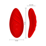 Chiloti Sexy ToyJoy cu Bullet Vibrant Rosu cu Telecomanda - Discret si Silentios - 4 Functii Pulsatii, 3 Viteze Vibratii - Telecomanda Wireless - Reincarcabil, Reizistent la Stropire