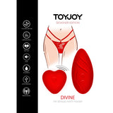Chiloti Sexy ToyJoy cu Bullet Vibrant Rosu cu Telecomanda - Discret si Silentios - 4 Functii Pulsatii, 3 Viteze Vibratii - Telecomanda Wireless - Reincarcabil, Reizistent la Stropire