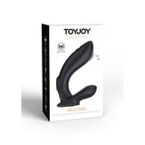 Stimulator Prostata ToyJoy Mustang - Negru, 12.5 cm - Stimularea duala cu doua motoare pentru prostata si perineu - 5 Functii Pulsatii - control prin telecomanda wireless - Reincarcabil, Rezistent la Apa IPX6 - ideal pentru jocuri solo sau in cuplu