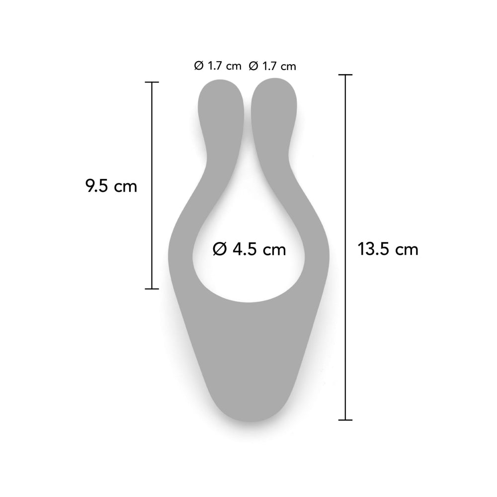 Vibrator Pentru Cupluri Multifunctional ToyJoy - Verde, 13.5 cm - Include telecomanda wireless - 10 Functii Vibratii - Reincarcabil, Rezistent la Apa