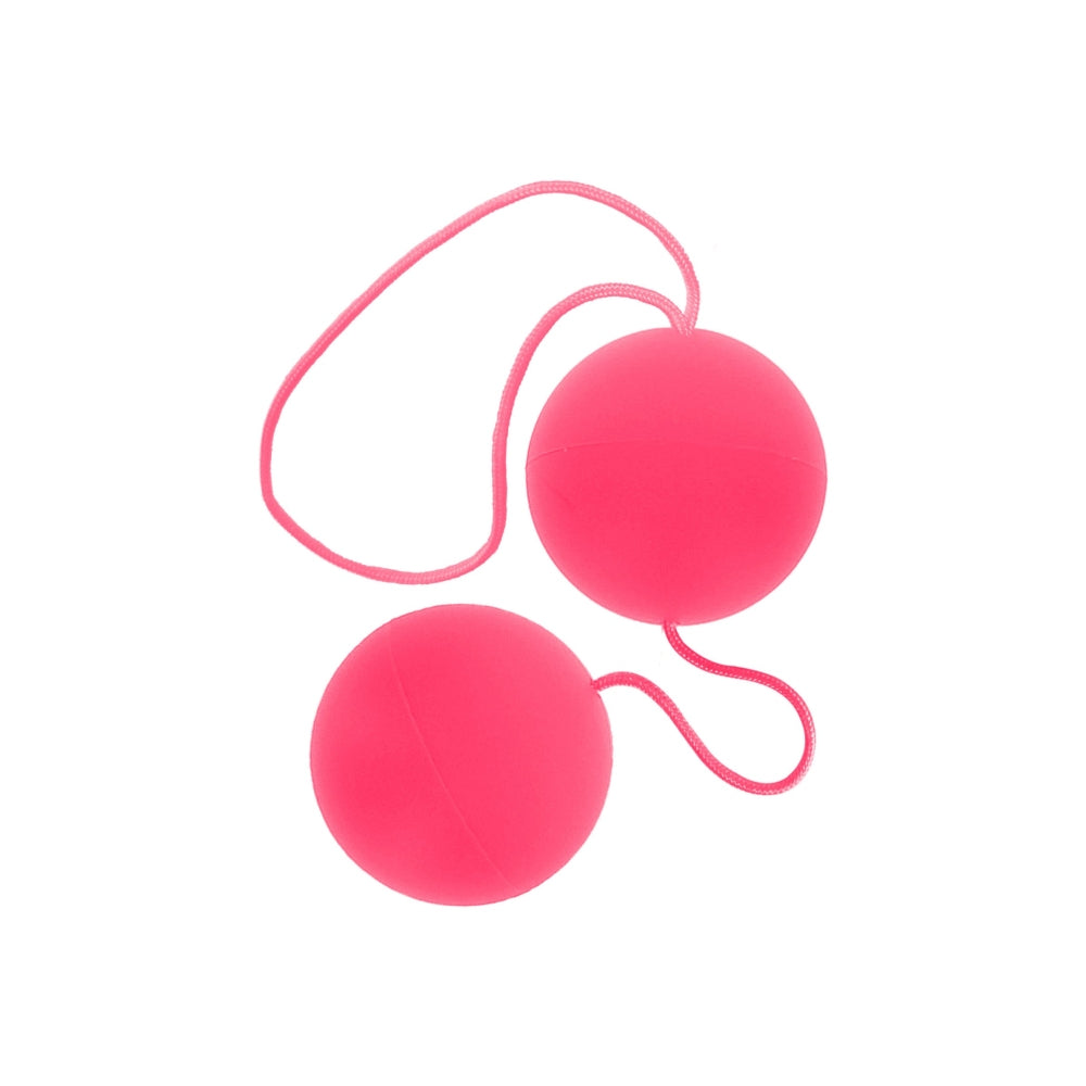 Bile Vaginale Toy Joy Funky Love Balls Violet - Stimulare Punct G cu Suprafata Catifelata
