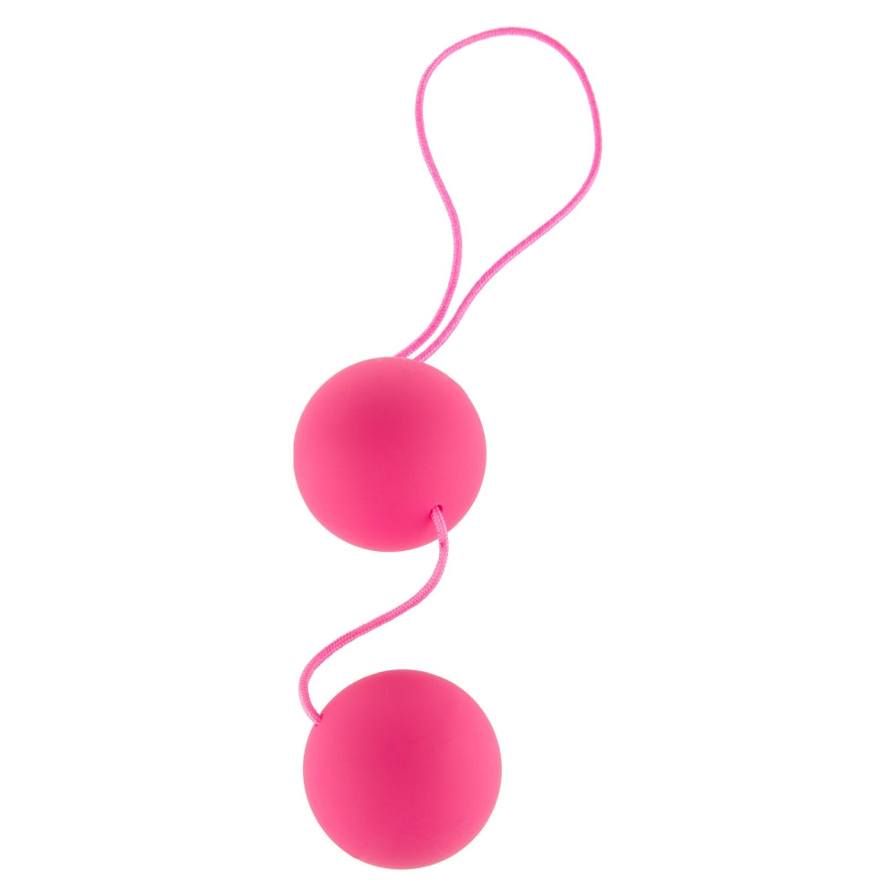 Bile Vaginale Toy Joy Funky Love Balls Violet - Stimulare Punct G cu Suprafata Catifelata
