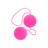 Bile Vaginale Toy Joy Funky Love Balls Roz - Stimulare Punct G cu Suprafata Catifelata