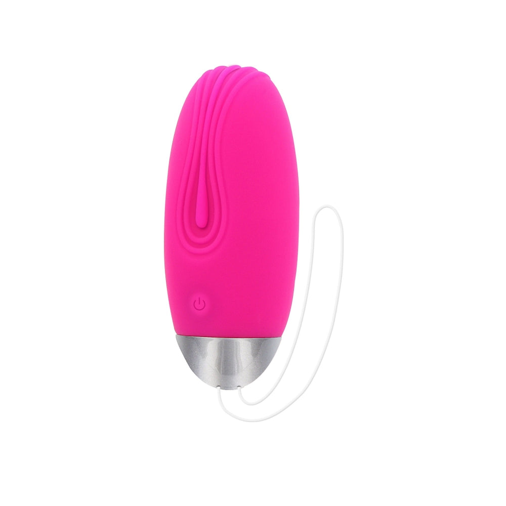 Ou Vibrator cu Telecomanda ToyJoy Funky Remote Egg - Stimulare Intensa si Silicon Moale, Roz